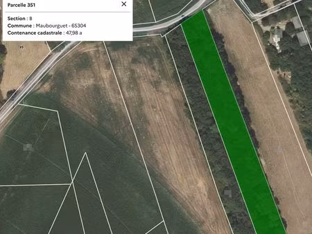 terrain maubourguet 4800m2