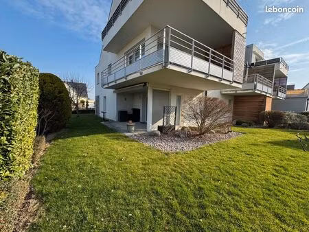 sundhoffen : exclusivite – appartement f4 avec grand jardin privatif et terrasse