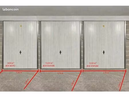 box moto de 8 m² 140