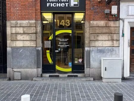 ? local commercial point fort fichet – centre‑ville lille