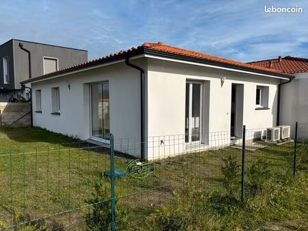 villa mimizan neuve 83m2 quartier calme  climatisation pompe chaleur  cuisine équipée   vo