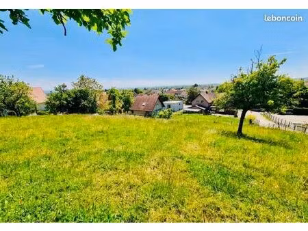 vend terrain constructible plain sud - vue exceptionnelle