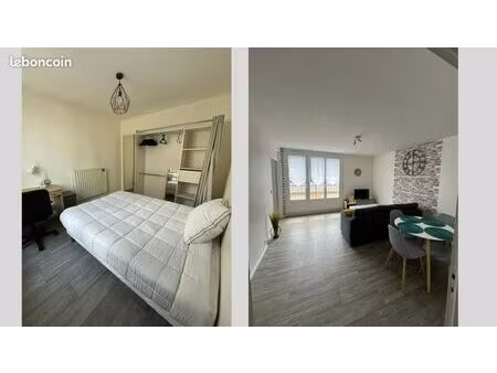 t4 meublé 75 m² – 3 chambres – résidence calme idéal jeune couple - famille - collocation