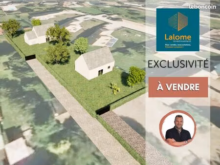 terrain 600 m² houdan