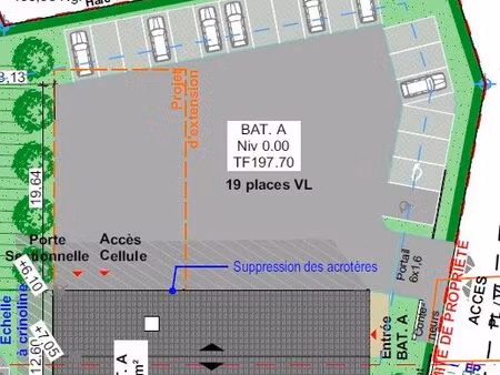 local d'activité 370 m2 plaintel