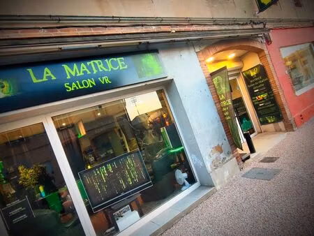 fond de commerce salle de réalité virtuelle