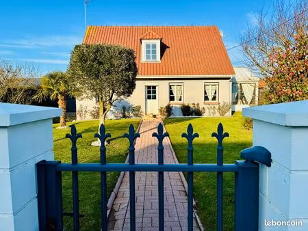 maison individuelle lumineuse avec jardin – 120 m² + sous-sol complet