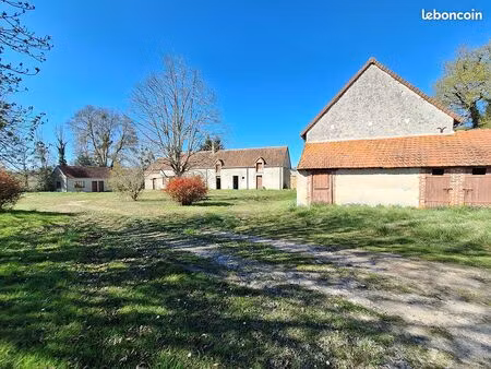 corps de ferme à rénover en pleine sologne sur un territoire de 25 ha df-1113-s