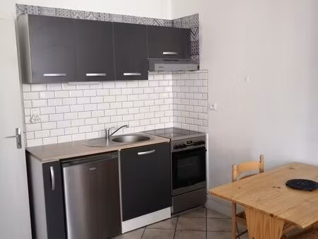 studio meublé - centre ville - 27 m2 - loyer 420 cc