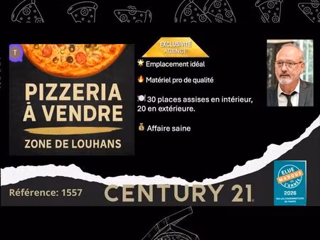 fonds de commerce  pizzeria 1 m² louhans