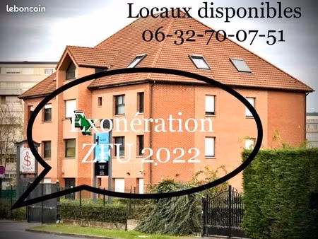 local médical / paramédical 15 à 90 m2 en zone franche (qpv)