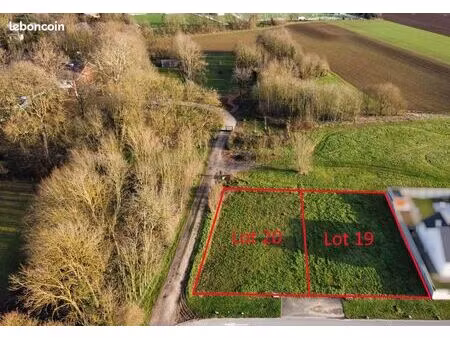 terrain à vendre - nesle 1357 m² (en 2 parcelles)