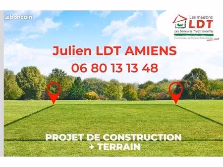 terrain 800 m² bertangles
