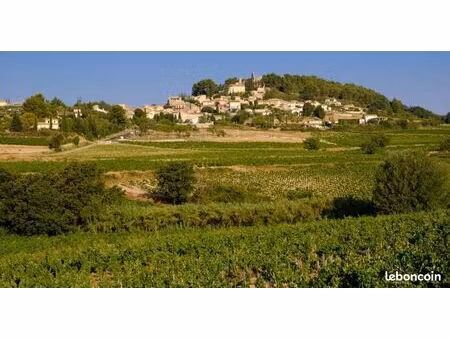 terrain constructible et viabilise - rasteau