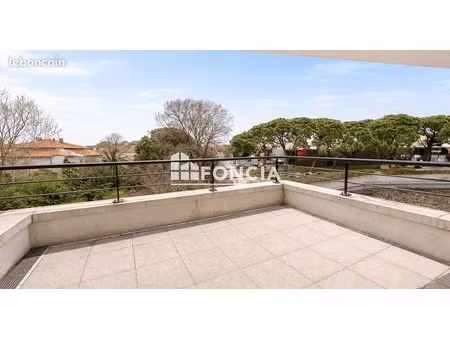 appartement 3 pieces avec 20 m2 de terrasse et parking sous-sol