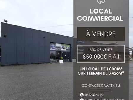local commercial 1000 m² maroeuil