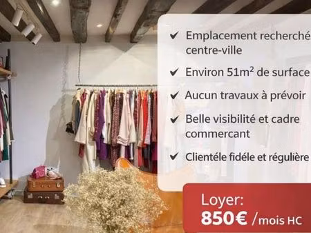 boutique 51 m² sucy-en-brie