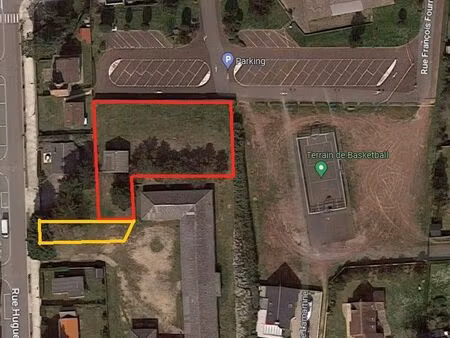 vends parcelle à bâtir avec vue sur la mer à pirou plage