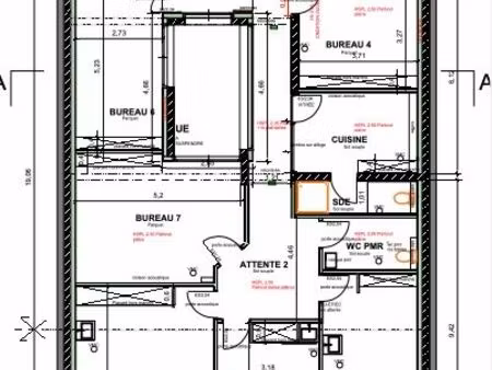 location bureaux médicaux / paramédicaux marennes
