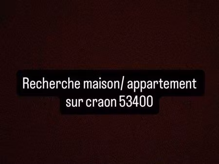 recherche logement sur craon