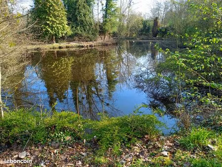 terrain 4000 m² avec étang et cabanes – la roche-sur-yon