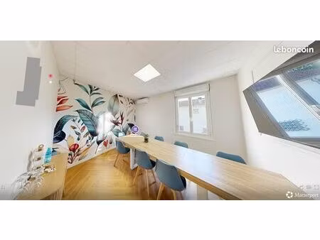 bureau 17 m² – 1 à 3 postes – environnement professionnel – bizanos