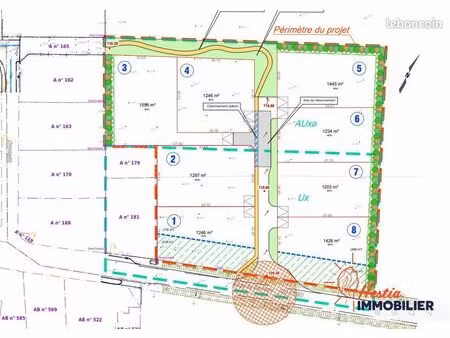 terrain 1246 m² pargny-lès-reims