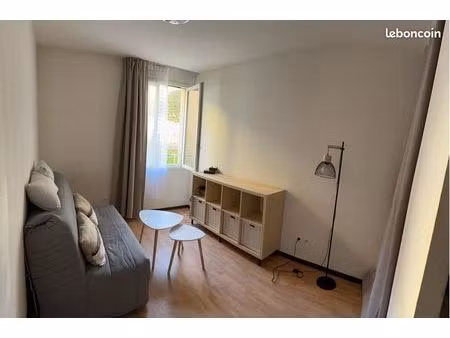 studio meublé + parking + clim – résidence sécurisée