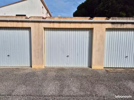 canet plage port garage individuel 14 m2 rdc