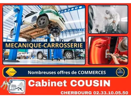 fonds de commerce autos 950 m²