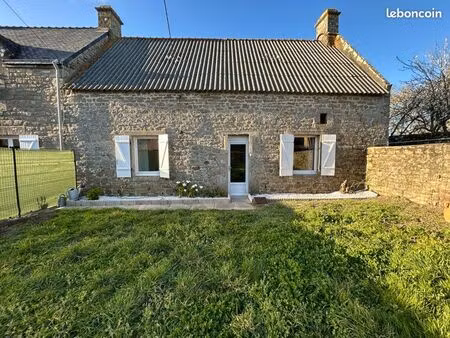 à louer – maison t2 meublée rénovée avec jardin