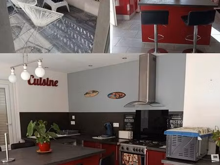 superbe t3 meublé rénové avec terrasse – 80 m² – rivesaltes