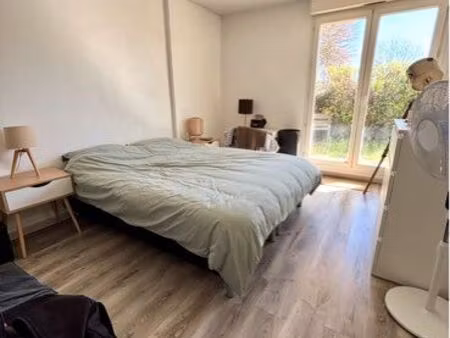 appartement f2 avec place de parking et jardin