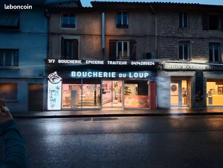 vente fonds de commerce boucherie épicerie traiteur   exploité depuis près de 50 ans