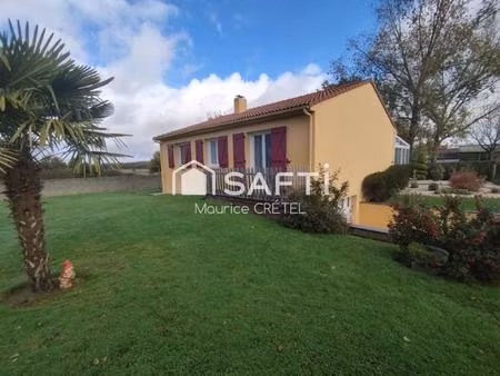 117 m2+4 chs+terrain +sous sol complet