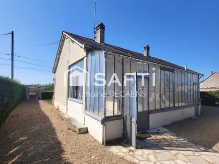 maison 3 chambres  grand jardin  cave  garage et dependance type atelier