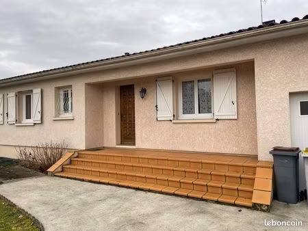 maison plain-pied 120m² — 4 chambres — jardin 697m² — dpe c