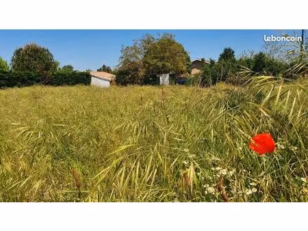 terrain 800 m² cestas