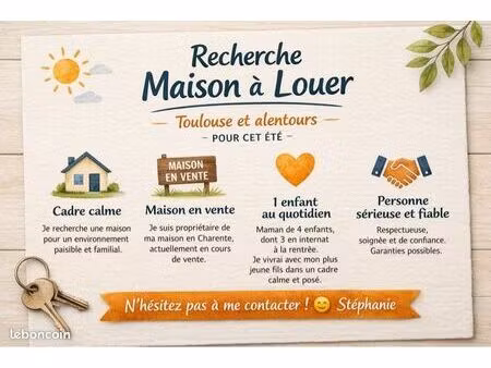 recherche maison toulouse et environ