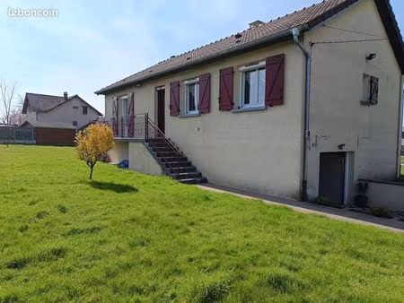 maison individuelle 110 m² – terrain 1040 m² – calme absolu – humberville (52)