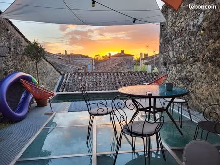 loft d'exception 250m² – piscine sur toit – 2 terrasses – monsegur 33580