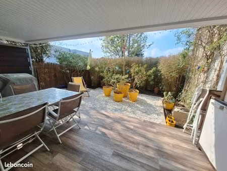 appartement t3 - double rez-de-jardin avec terrasse- 67m2