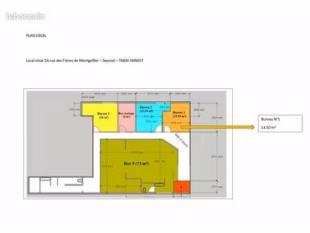 bureau a louer seynod
