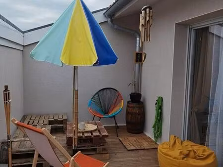 charmant t2 avec terrasse tropézienne de 27 m2 ?