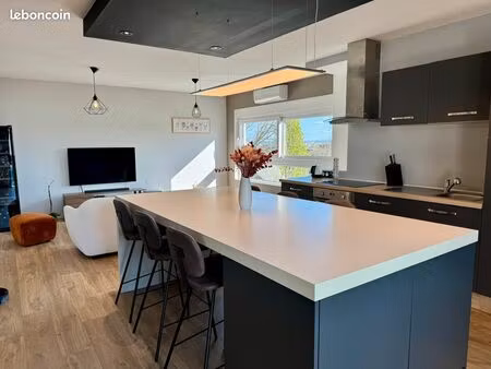 t3 meublé 70m² avec rooftop 50 m² - lumineux  moderne