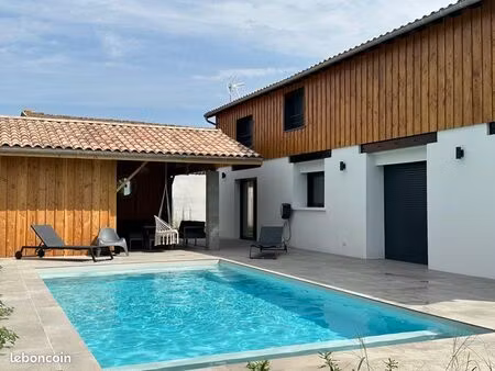 maison plein centre arsac + piscine