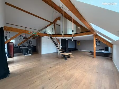 loft d’exception – duplex attique – 199 m² – volumes spectaculaires – vue jura & salève