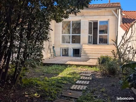 belle echoppe avec jardin et terrasse à talence  tout proche bordeaux  très bien placée à 