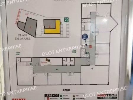 local d'activité 645 m²