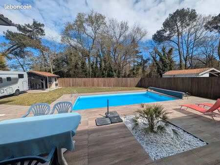 canejan bourg – maison individuelle de plain-pied entièrement rénovée – piscine – vue forê